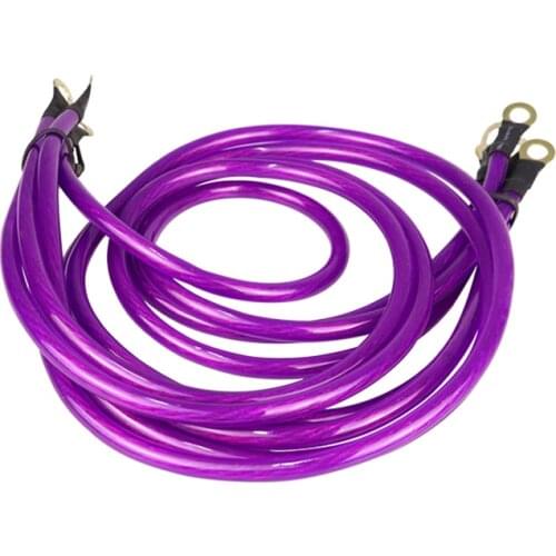 Msanzeo 5-Point Cable Wire Kit Universal Auto Car Earth Cable System Ground Grounding Wire Kit