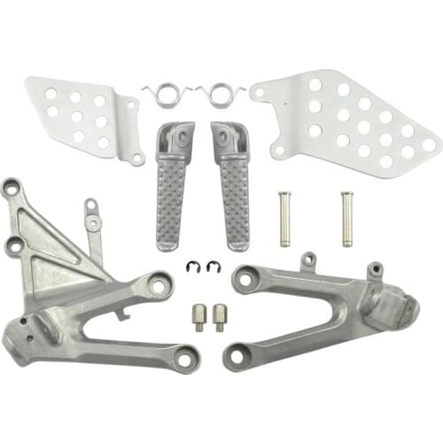 For Honda CBR1000RR 2004-2007 CBR1000 RR 2004 2005 2006 2007 Motorcycle Front Passenger Foot Pegs Foot rest With Brackets