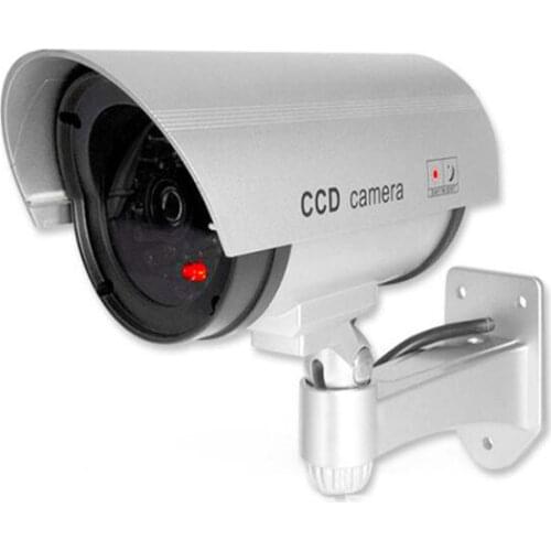 Fake Dummy Camera Security CCTV Outdoor Waterproof Emulational Decoy IR LED Wifi Flash Red Led Dummy Video Surveillance Camera