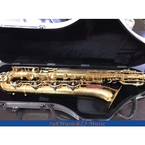 Professional Handmade Body Gold Plated Baritone Saxophone Great Sound