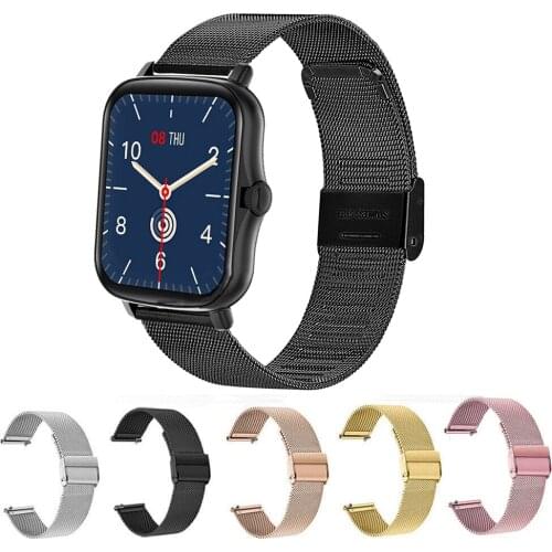 For COLMI P8 Plus Bracelet 20mm Milanese Business Replace Strap For Colmi P8/P8 Pro/P8 SE P9 P12 P10 V11 V23 V31 Land Watchband