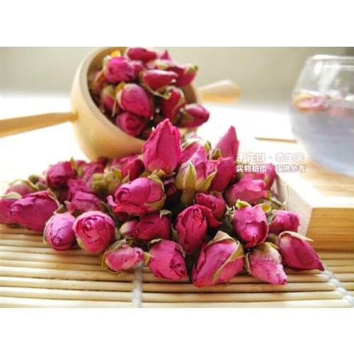 2020 100G Rose Tea Dried Roses Pingyin Roses Flower Tea Fresh Natural Buds Bulk Edible Rose Material Origin