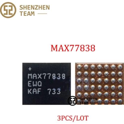 SZteam 3Pcs/Lot PMIC MAX77838 MAX77838EWO For Power IC Samsung S7 Edge S8 NOTE7 NOTE8 Integrated Circuits Replacement Parts