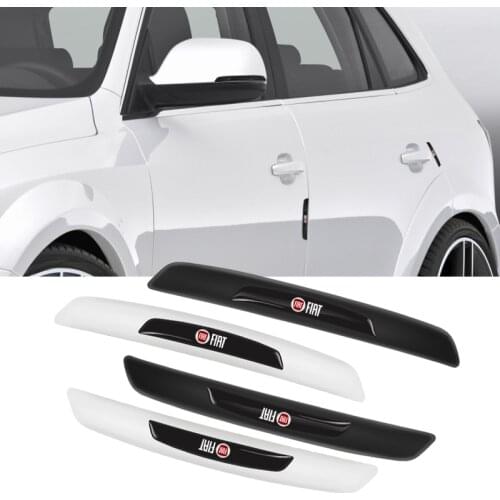 4Pcs Car Door Edge Anti Scratch Protective Strip Stickers For FIAT 500 Panda Astra Grande Punto 500X Ducato Egea Bravo Freemont