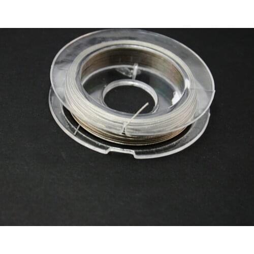 Factory Price 0.38MM Steel Wire 10m/roll Beading Wire Cord Jewelry Findings for DIY Cuff Bangle Bracelet Earrings Crafts