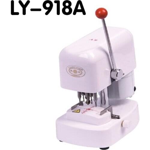 1PC AC 220V LY-918A three-hole punch mode the lens lining punching head drill drill Demo lens
