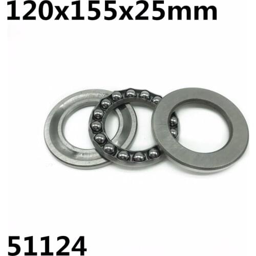 51124 120x155x25 mm Axial Thrust Ball Bearings 8124 High quality