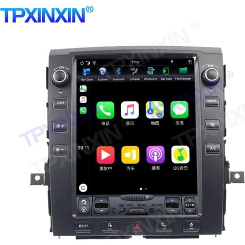 12.1”Inch IPS Carplay Tesla style Android 9.0 4G+128G Car Multimedia Player For Nissan Titan 2010-2019 GPS Navi Radio head unit
