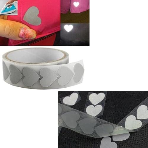 Safety Silver Reflective Tape Heat Transfer Vinyl Lron On Fabric Clothing