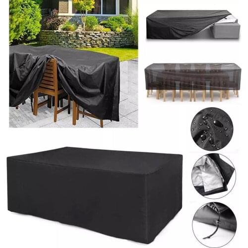 36 sizes Oxford Cloth Furniture Dustproof Cover For Rattan Table Cube Chair Sofa Waterproof Rain Garden Patio Protective Cover