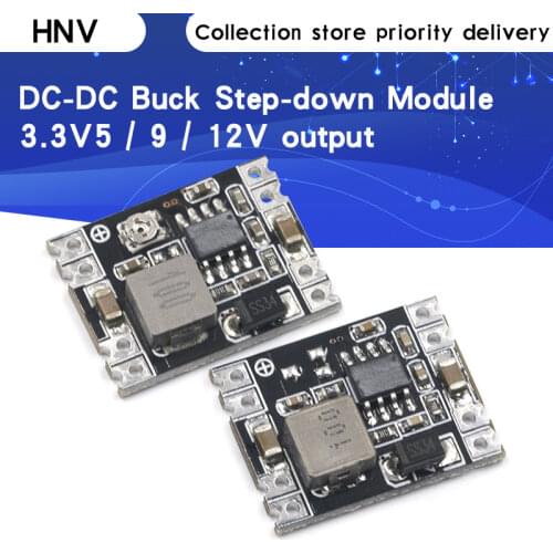 DC-DC Buck Step-down Power Supply Module 5V-12V 24V to 5V 3.3V 9V 12V Fixed Output High-Current