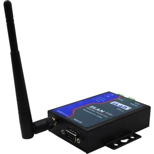 GPRS serial port server, RS232/485 serial port to GPRS, DTU wireless data transmission module, ZLAN8100