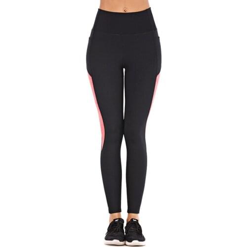 Guanzhou Cody Lundin Wholesale Patchwork Fitness Pants Women Casual High Waist Leggings