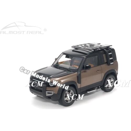 Diecast Car Model Almost Real New Defender 90 1:18 (Brown) + SMALL GIFT