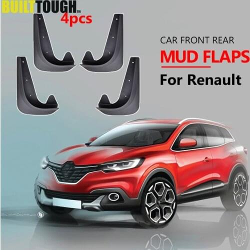 Set Universal Mudflaps Mud Flaps Flap Splash Guards Mudguard For Renault Megane Kwid Captur Clio Kadjar Espace Scala Zoe Laguna