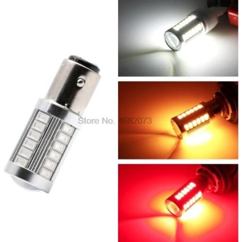 By DHL or Fedex 500pcs new 1157 BAY15D LED Bulbs 12 SMD 5630 Chips For Brake Lights Car LED Bulb White Red Yellow Auto 12V 24V