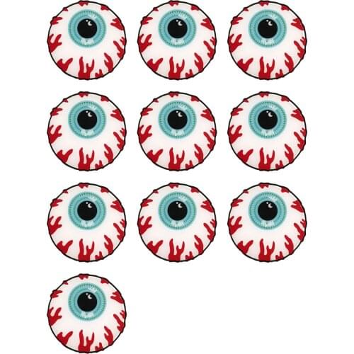RSHCZY Acrylic Brooch Vintage Evil Eyes Black Magic Lapel Pin Hat Coat Jeans Halloween Accessories Jewelry Gifts