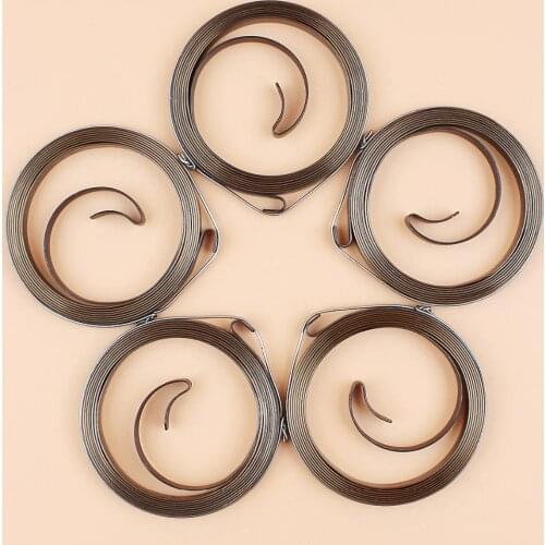 5Pcs/lot Recoil Starter Spring Fit HONDA GX160 GX200 GX120 GXV160 168F 170F 5.5-6.5HP Gas Generator Engine Motor Parts