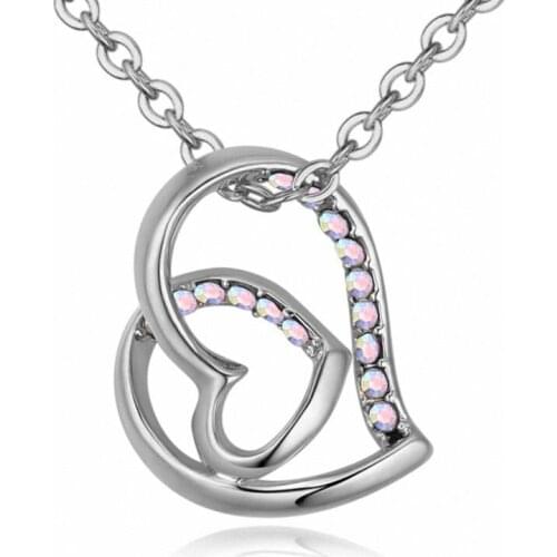 TRACYSWING 5 Colors Real Rose Gold Color Austrian Crystals Sweater pendant necklace for women monkey style #TW132123