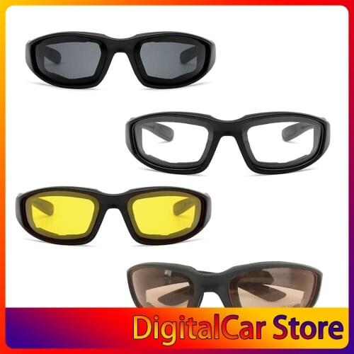 Windproof Motorcycle Glasses Men Vintage For Retro UV Motorbike Motor Goggles Outdoor Ski Cycling Riding Glasses