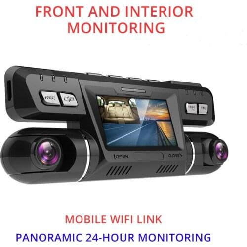 UNCOM DVR Dash Cam new product P28 hidden driving recorder dual lens HD night vision large wide angle car parking monitoring