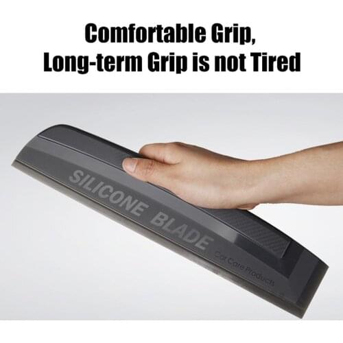 High Quality 1pcs Silicone Car Water Wiper Squeegee Blade Wash Window Glass Car Water Wiper Tools