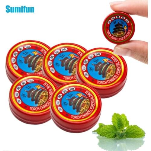 1/3/5pcs Massage Red Muscle Rub Aches Cool Cream Chinese Tiger Balm Ointment Essential Oil Pain Relief Ointment