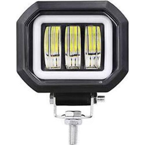 1 PCS 6000K Square Work light DRL Off Road Fog Lamps Wrangler