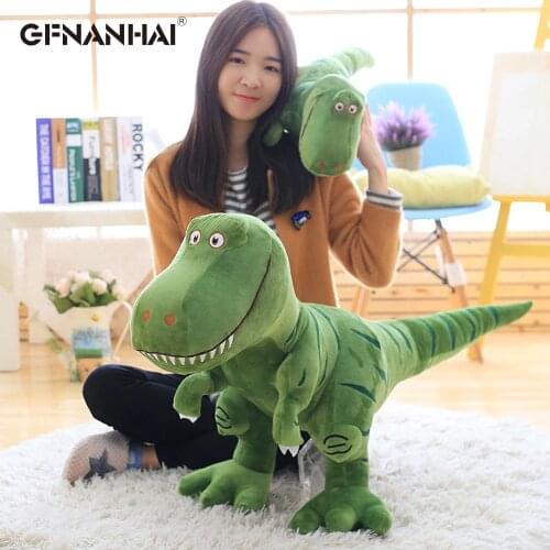 1pc 40-100cm cartoon dinosaur plush toy stuffed soft cute Tyrannosaurus animal doll home decor for kids children birthday gift