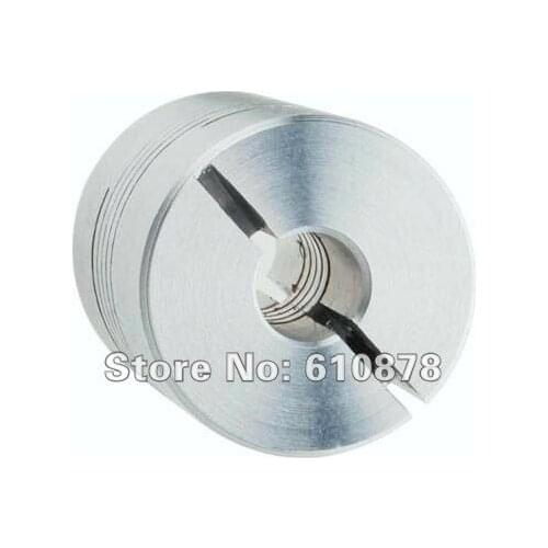 10pcs/lot, 6x6.35mm CNC Motor Jaw Shaft Coupling 6mm to 6.35mm Flexible Coupler, 20mm OD 25mm length 20x25mm (D20 L25)