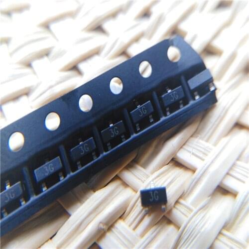 100PCS/Lot SMD Triode transistor BC857C (3G) 0.1A/45V PNP SOT-23 transistor BC857 New