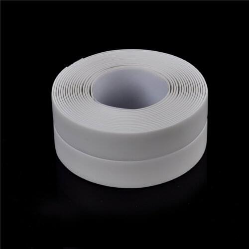 3.2M Mould proof Bathroom Wall Sealing Strip Self Adhesive Tape Sink Basin Edge Trim