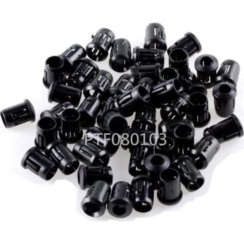 3mm 5mm 8mm 10mm Black Plastic LED Clip Holder Case Cup Bezels Mounting Cases
