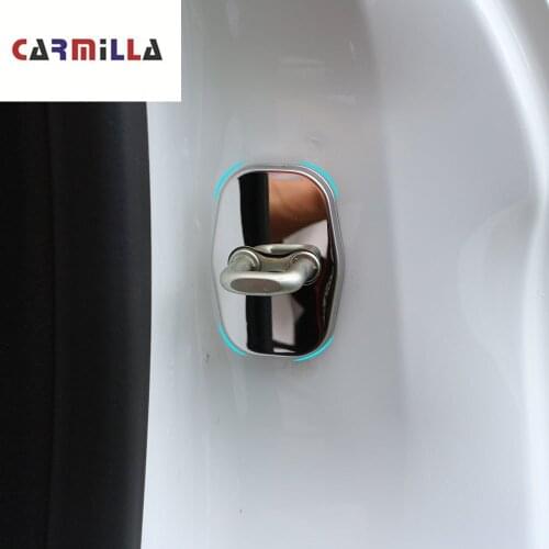 4Pcs/Set Car Door Lock Cover for Peugeot 3008 2008 207 307 308 408 406 Anti Rust Waterproof Shakeproof Door Covers