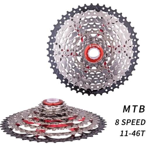 8-speed 46T Large Tooth Flywheel Mountain Bike MTB Metal Cassette Freewheel Bicycle Parts
