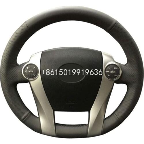 Car Steering Wheel Wrap Cover Car interior decoration For 2010-15 Toyota Prius for 2012-19 Prius C for 2012-17 Prius V Wagon