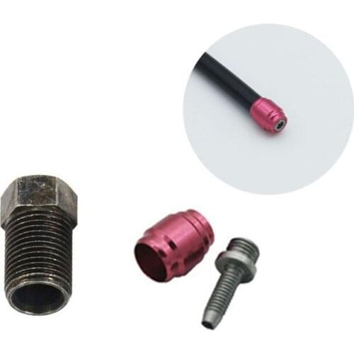 1PC Bike Bicycle Disc Brake Hose Barb Insert & Olive & Connecting Nut For-SRAM Avid&-SRAM - XX X0 X9 DB Juicy Elixir