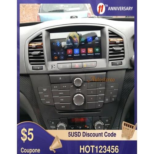 For Opel Insignia 2008-2013 Android 10.0 Wireless Carplay Car DVD Player GPS Navigation Auto Stereo Multimedia Player Radio Tape