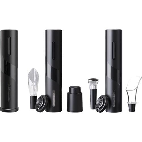 Electric Wine Opener Rechargeable/Dry Battery Automatic Corkscrew Creative Wine Bottle Opener for Home Bar Pub Use