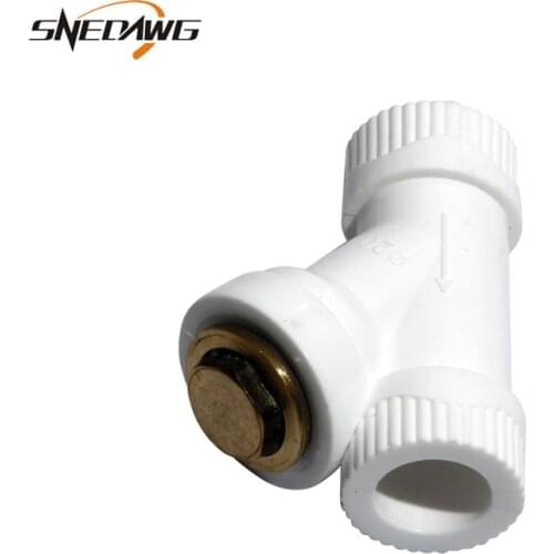 PPR Water Pipe Fitting with Filter Net 20/25/32mm Pipe Joint 1/2'' 3/4'' 1'' Water Supply Plastic Pipe Fitting Connector