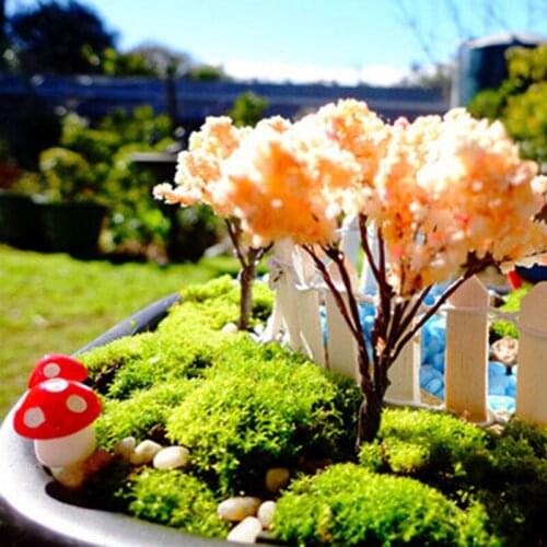 Artificial Mini Mushroom Simulation Plant Micro Landscape Potted Plant Decoration Crafts Garden Terrarium Resin HY99