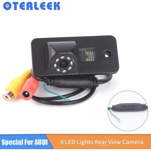 8 LED Lights Good Night Vision Rear Back UP Camera for AUDI A3 A4 A6 A8 Q5 Q7 A6L