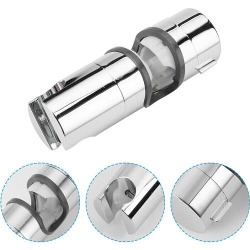 1pc Lifting Hand Shower Head Bracket Wall Holder Adjustable 360 Degree Rotation For 18-25mm Tube Shower Rails
