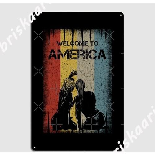 American Beach Metal Plaque Poster Cinema Living Room Custom Kitchen Plaques Tin sign Poster