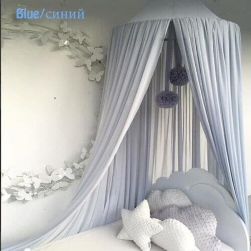 Cibinlik Klamboe Baby Bed Canopy Round Mosquito Netting Curtain For Girls Room Decor Hanging Crib Net Photography Props Tent