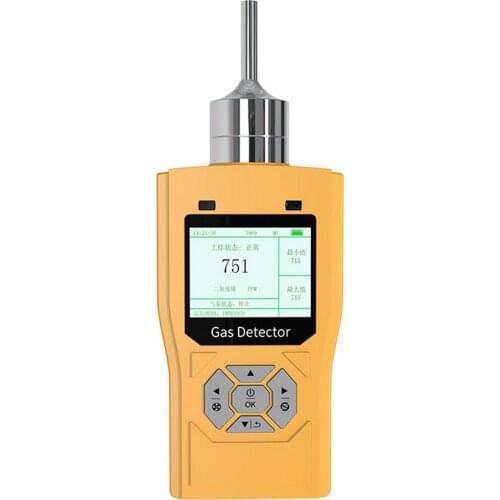 O3 Ozone Gas Sensor Detector USB Charging Pumped / Diffused Gas Detection Analyzer Industrial Place Air Quality Tester Monitor