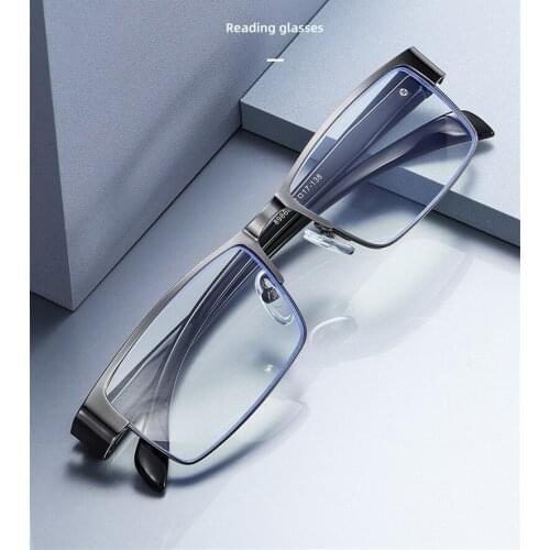 +1.00 +1.50 +2.00 +2.50 Anti Blue Light Men Spectacle Frame Eyeglasses Men Computer Optical Reading Glasses