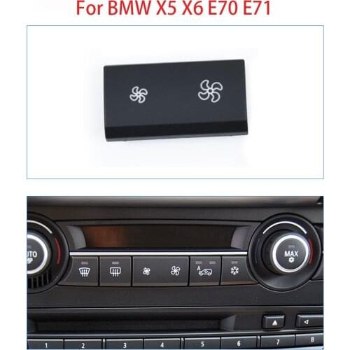Air Volume air conditioning Fan Speed button switch For BMW X5 E70 2006-2013 X6 E71 2008-2014 6411 9310 445