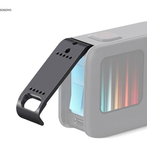 Plastic Battery Cover Rechargeable Charging Port Side Cover With Cooling Holes For Gopro Hero 9 Black Sports Camera Accessories