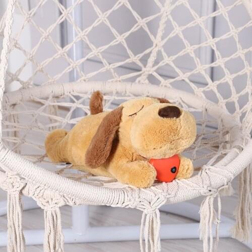 Pet Comfortable Snuggle Resting Plush Toy Heartbeat Behavioral Anxiety Companion Pet Training Toy Dolls Pet Products